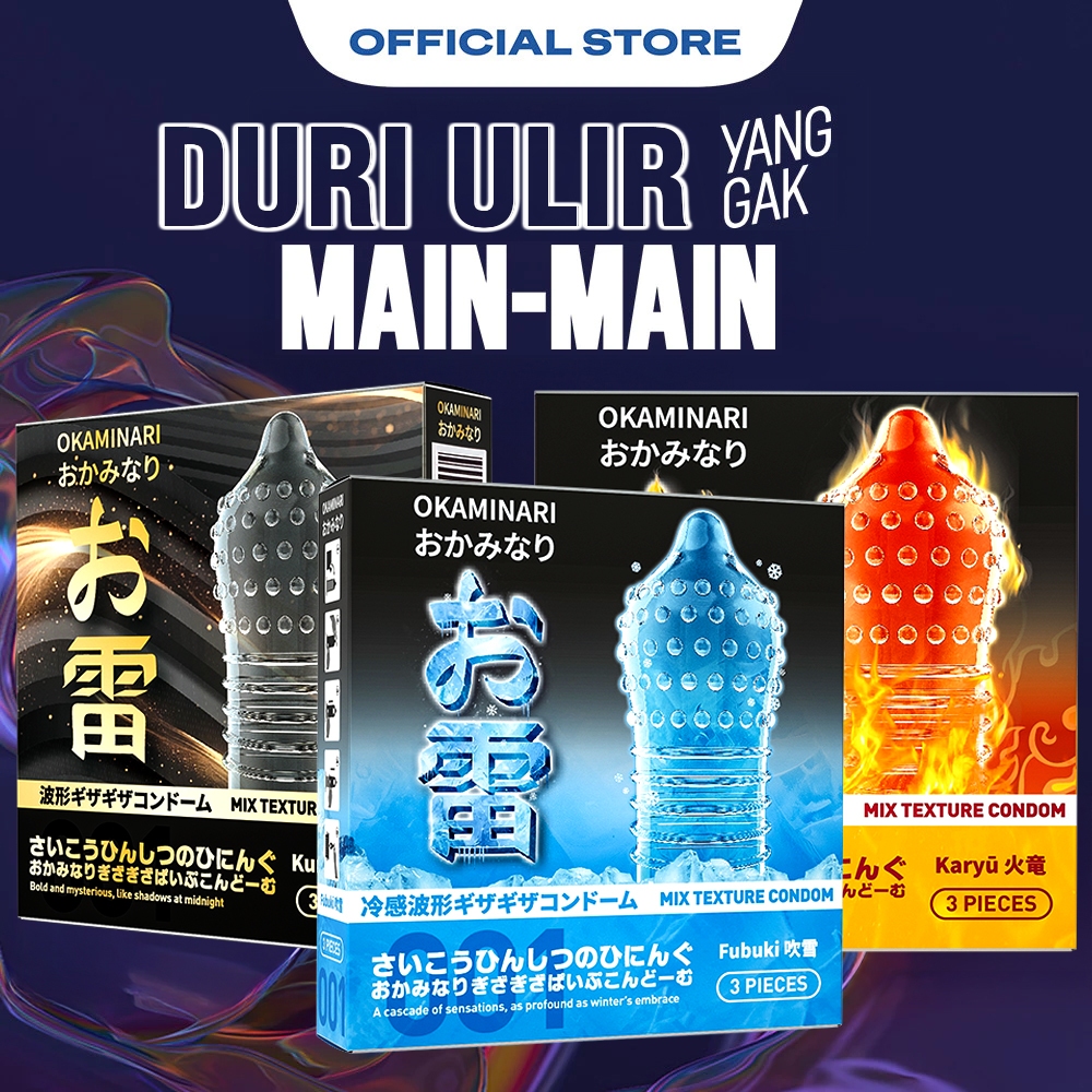 Kondom 001 Okaminari Gerigi Tipis Berduri Terlengkap