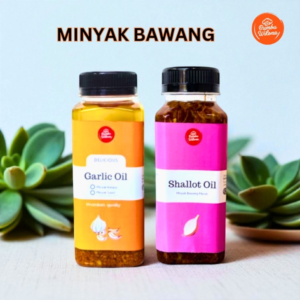 

MINYAK BAWANG | GARLIC OIL | SHALLOT OIL | BAWANG PUTIH KATING CINCANG & BAWANG MERAH GORENG DALAM MINYAK BY BUMBU WILONA 250ML