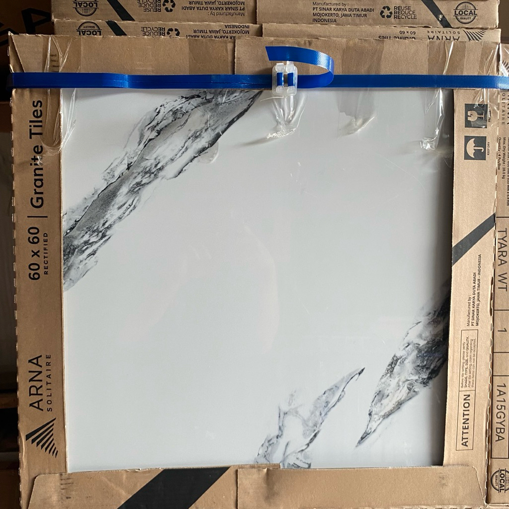 Granit lantai 60x60 Arna Tyara white Eco