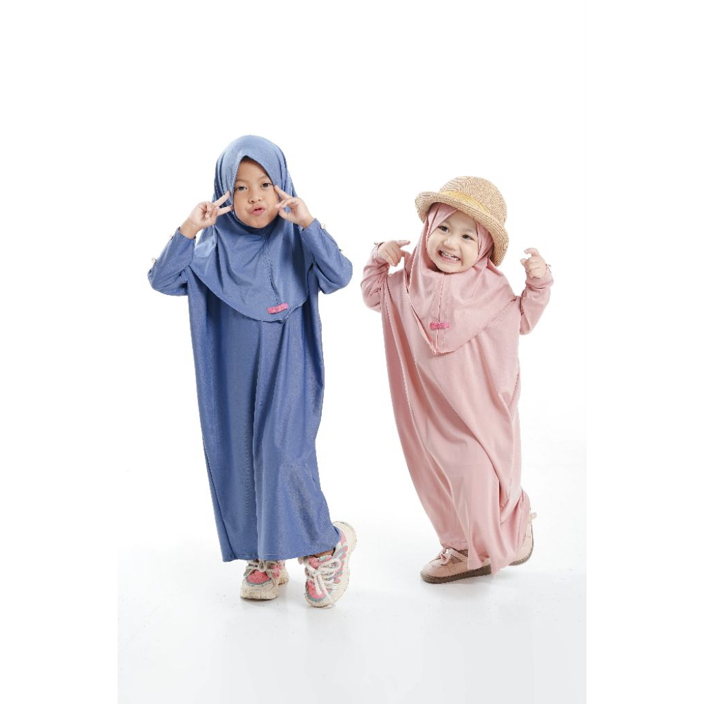 Abaya - Gamis anak perempuan abaya anak usia 1 - 5 tahun / gamis bayi perempuan abaya set 0 12 bulan