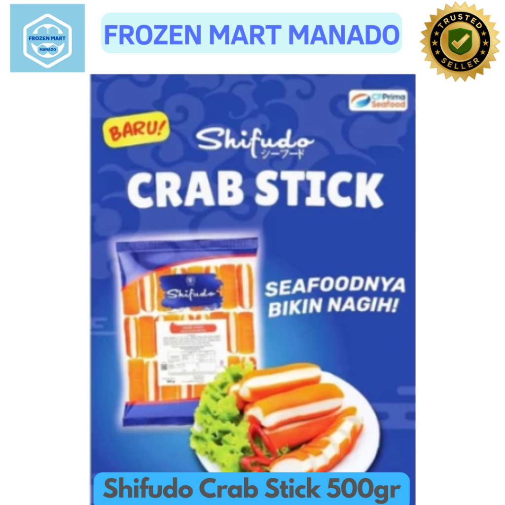 

Shifudo Crab Stick 500gr - Frozen Mart Manado (Frozen Food Manado)