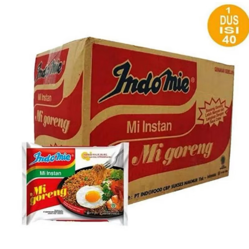 

Indomie Goreng Dus Mie Instan Isi 40 Pcs