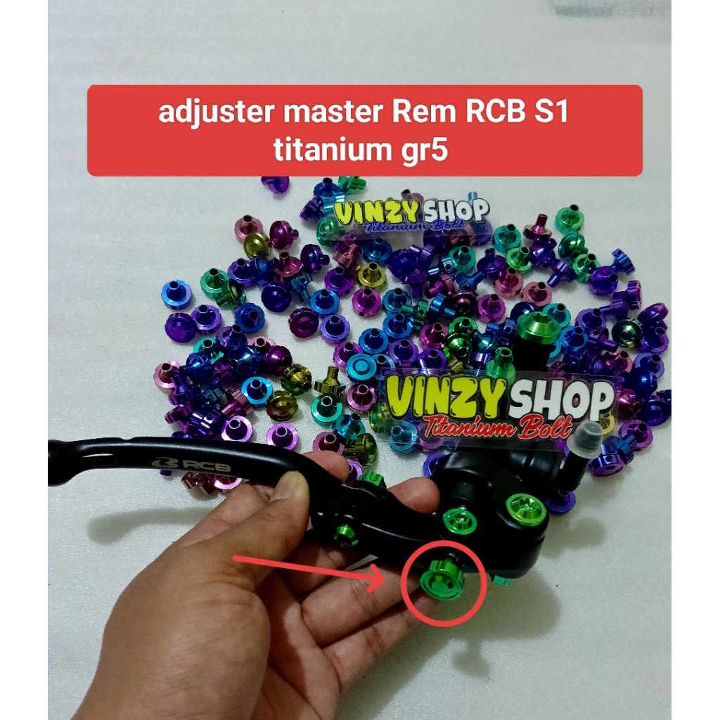 adjuster/stelan master rem RCB S1 titanium gr5