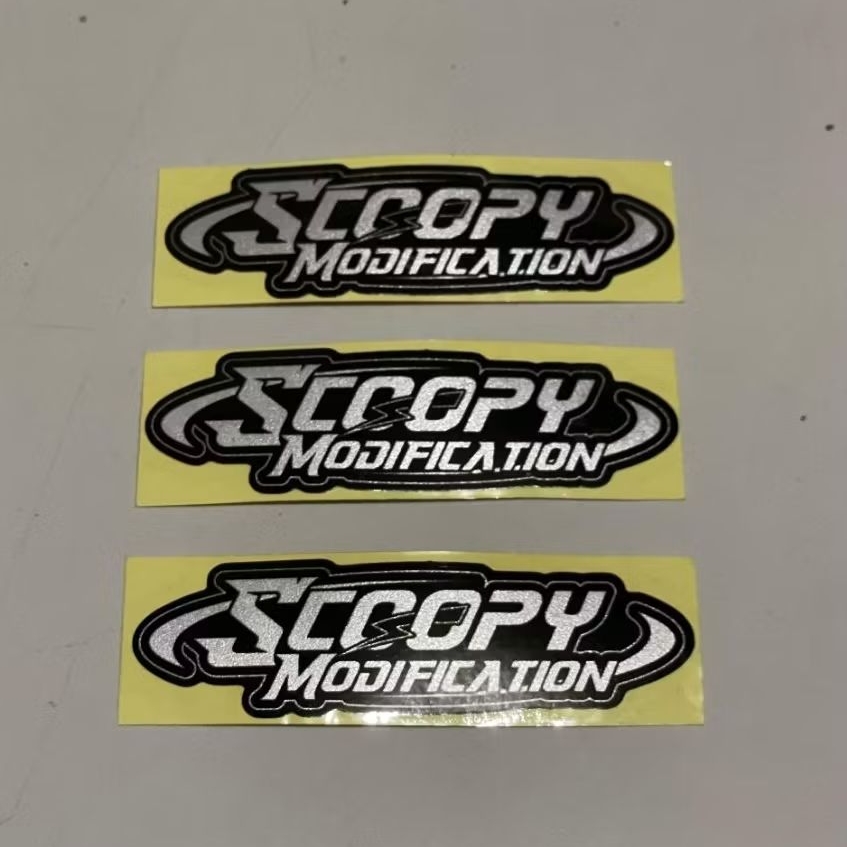 Sticker Scoopy Modifikasi