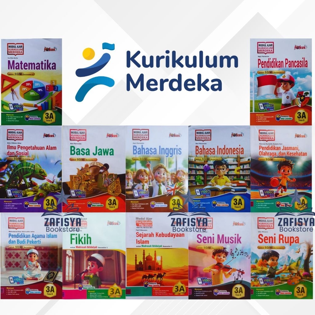 LKS FOKUS KELAS 3 SD/MI SEMESTER 1 (3A) KURIKULUM MERDEKA 2025-2026