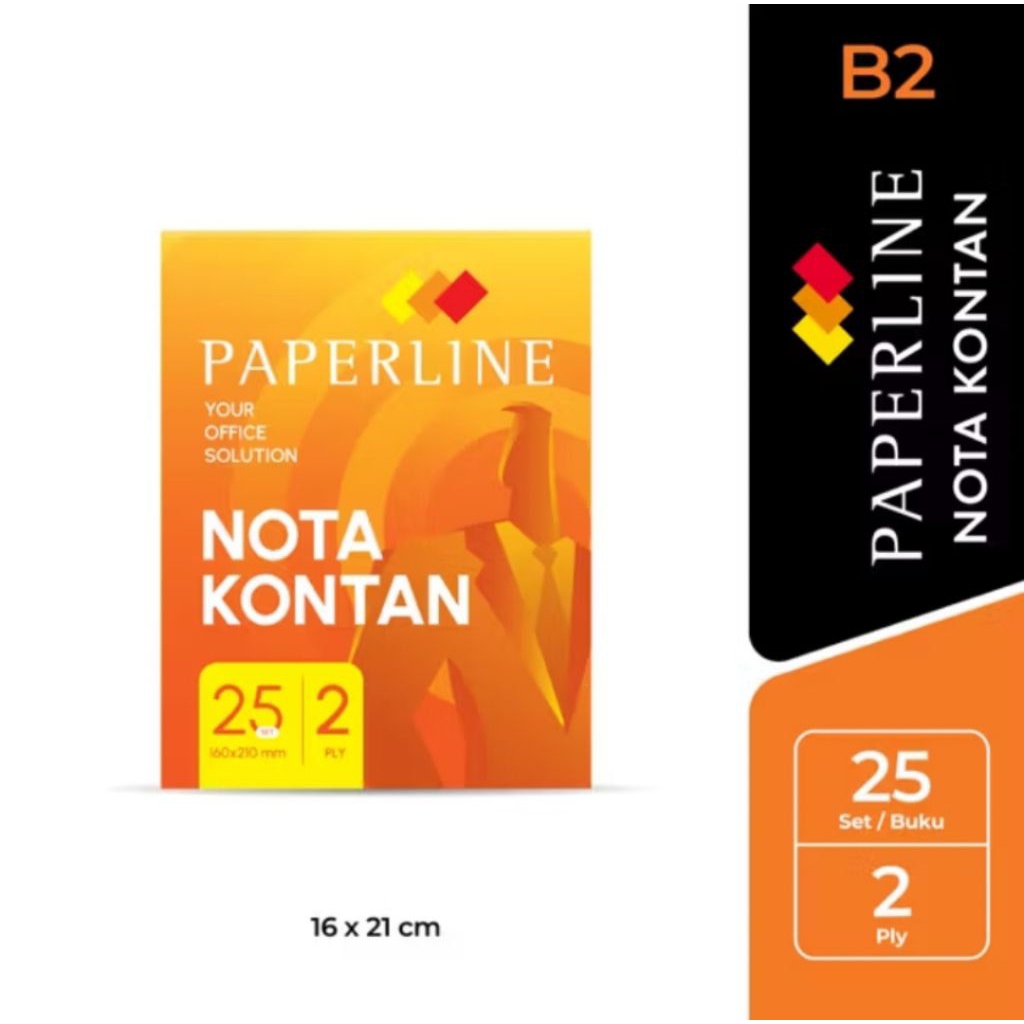 

Nota Kontan 2 Ply B2 16 x 21 CM Paperline