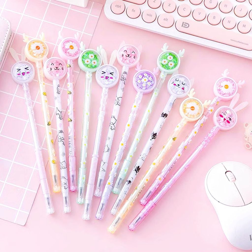 

PENA CUTE KARAKTER KUPU-KUPU | PULPEN GEL GLITTER PAYET BUNNY | BOLPEN GEL PASTEL LUCU | ALAT TULIS SEKOLAH KANTOR