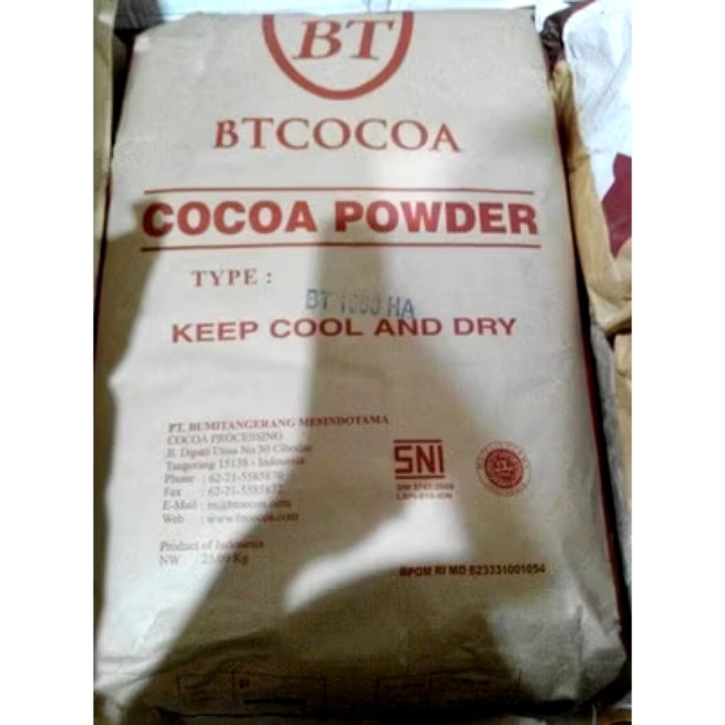 

Cocoapowder Bt1000ha asli 100% tanpa campuran/Bubukcoklat bt1000ha repack100gr