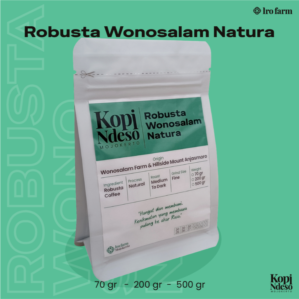 

Kopi Bubuk Robusta Khas Wonosalam, Kopi Ndeso