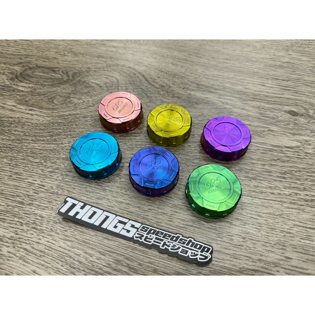 Tutup Tabung Minyak Rem Small Titanium Gr5