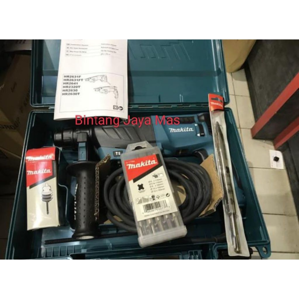 MESIN BOR BETON ROTARY HAMMER SDS MAKITA HR2631F