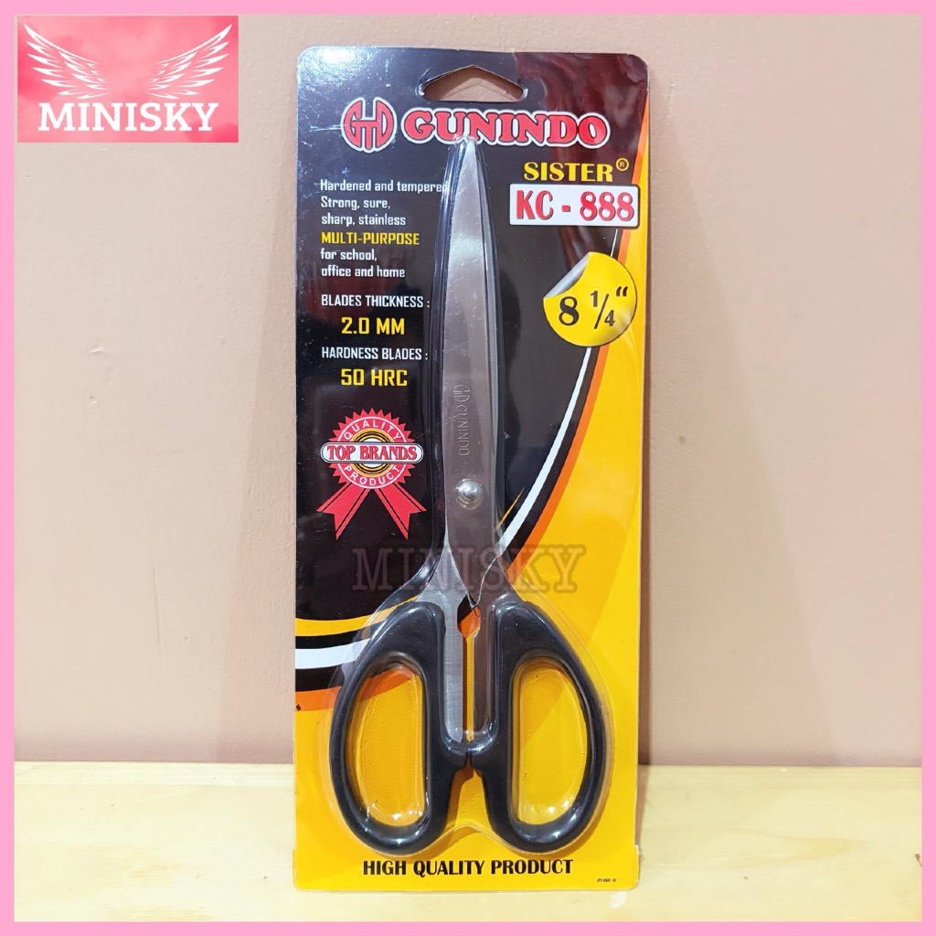 

Gunindo Sister KC-888 Gunting Besar Anti Karat Tajam