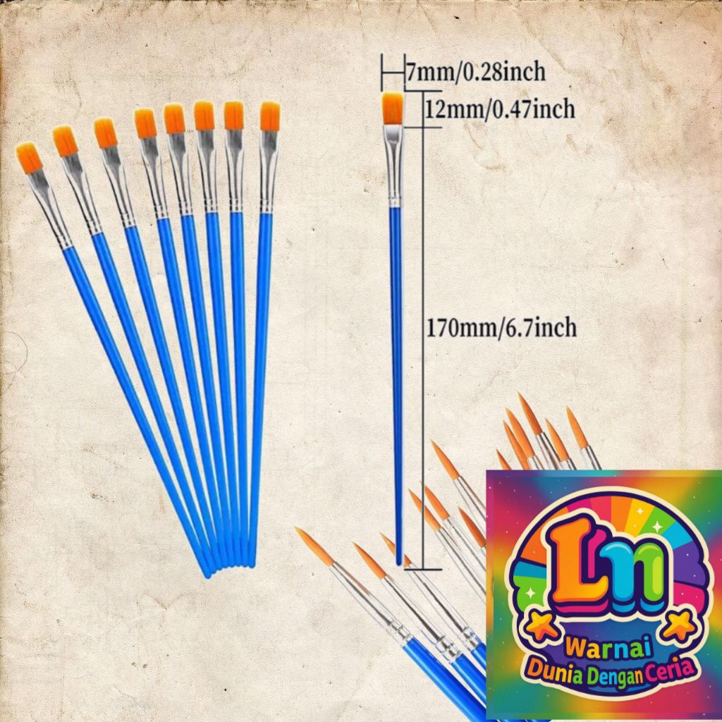 

kuas melukis, kuas mewarnai, kuas serba guna, kuas