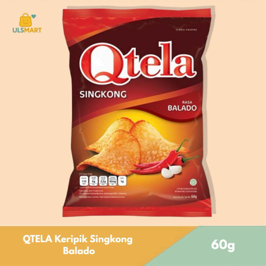 

QTELA Keripik Singkong Balado 60 g