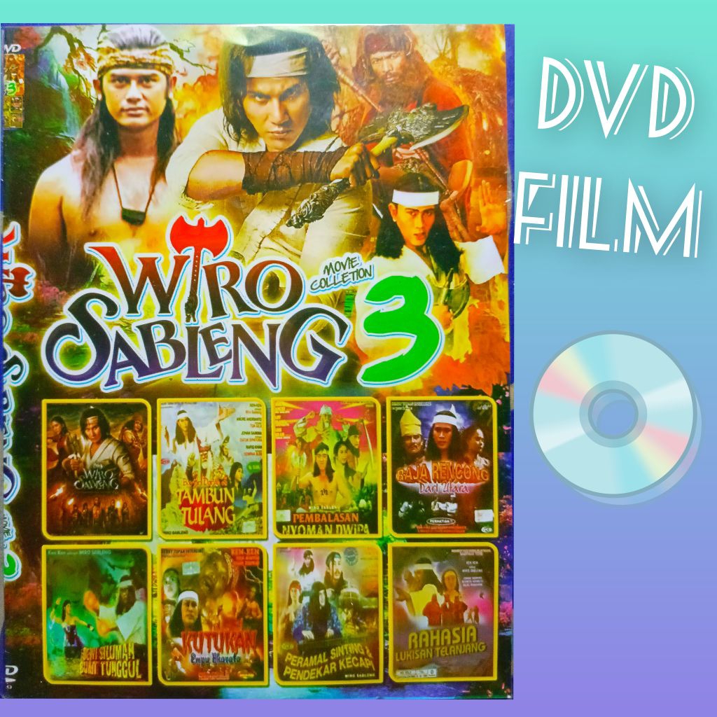 Kaset film indo Wiro sableng 3 koleksi 8 judul film terbaik
