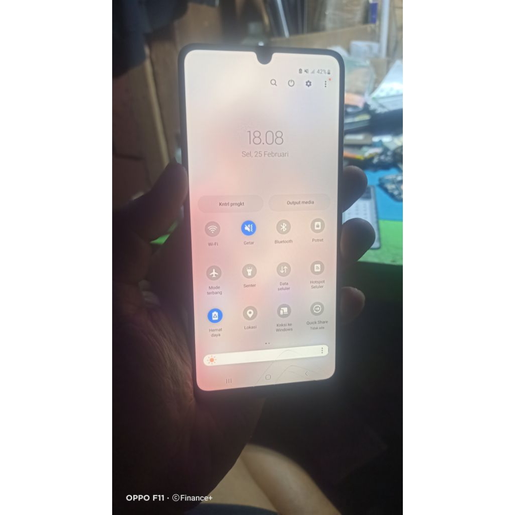 LCD ORIGINAL Copotan Samsung A32 4G Retak Sentuh normal garansi
