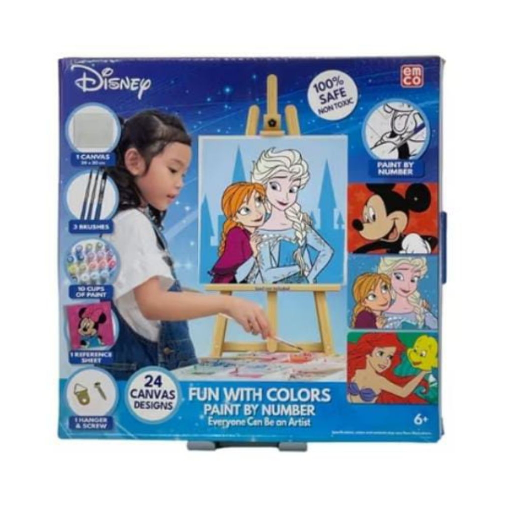 

ELSA DAN ANA ANNA Mainan Emco Disney Fun With Colors Paint by Number Cat Air dan Kanvas lengkap dengan kuas toys melukis art PREMIUM ORIGINAL TERMURAH READY DENPASAR ORIGINAL PASTI ORI Safe Non Toxic