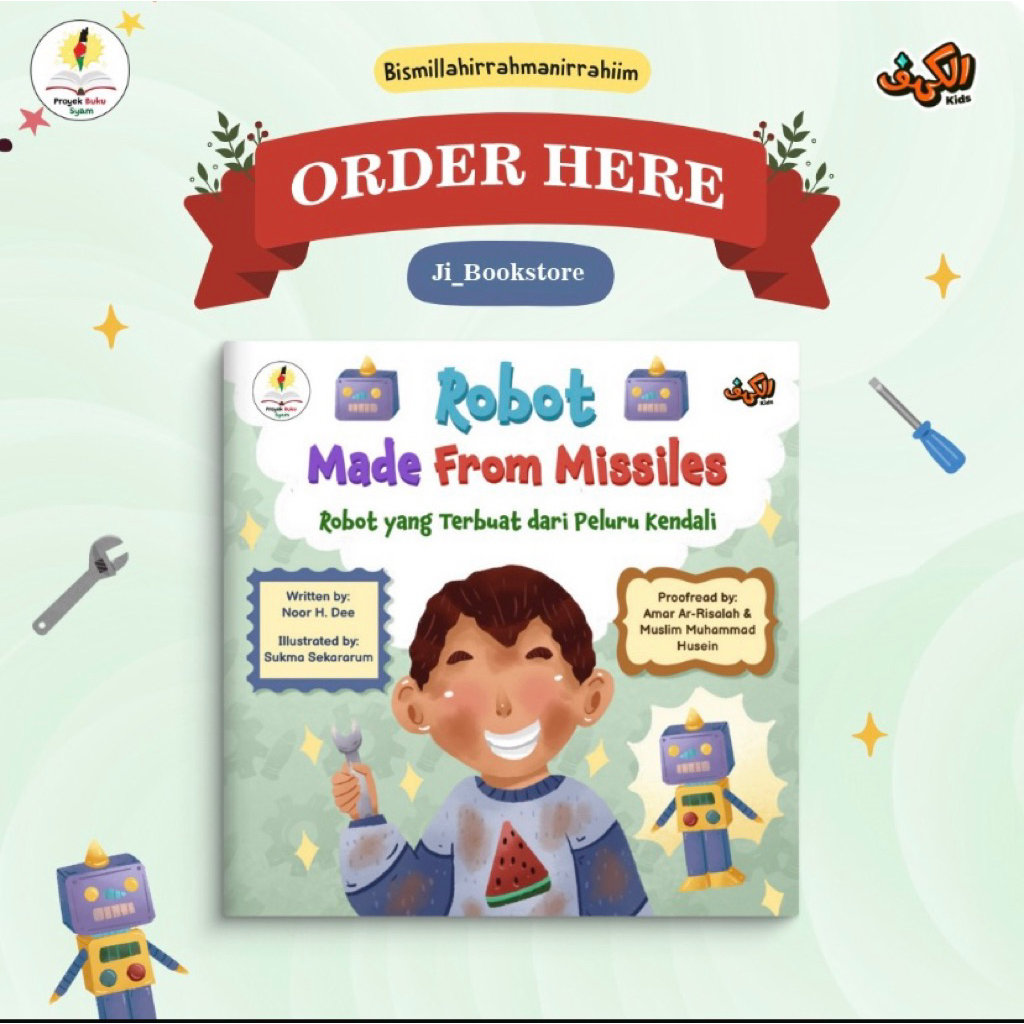 Buku Anak Robot Made From Missiles | Al Kahfi Kids