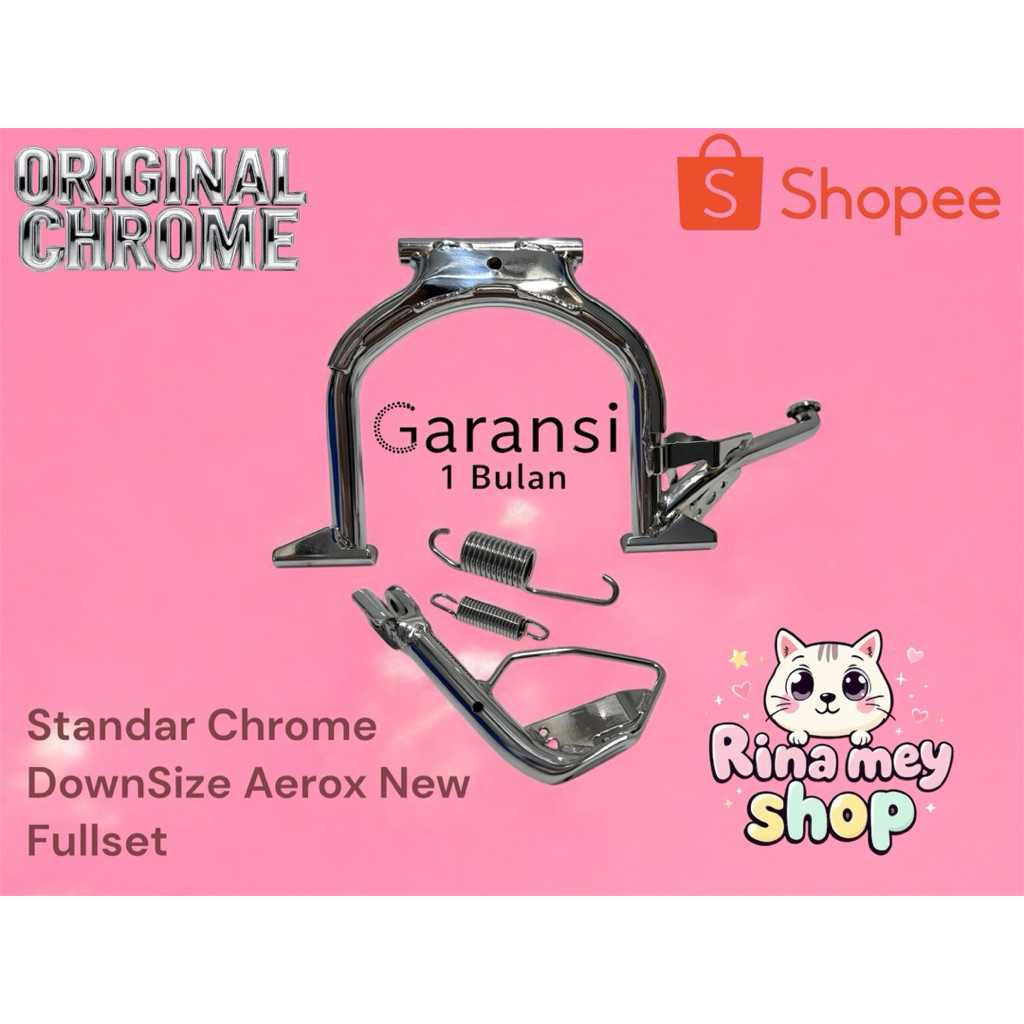 Standar Chrome Yamaha Aerox New DownSize Fullset