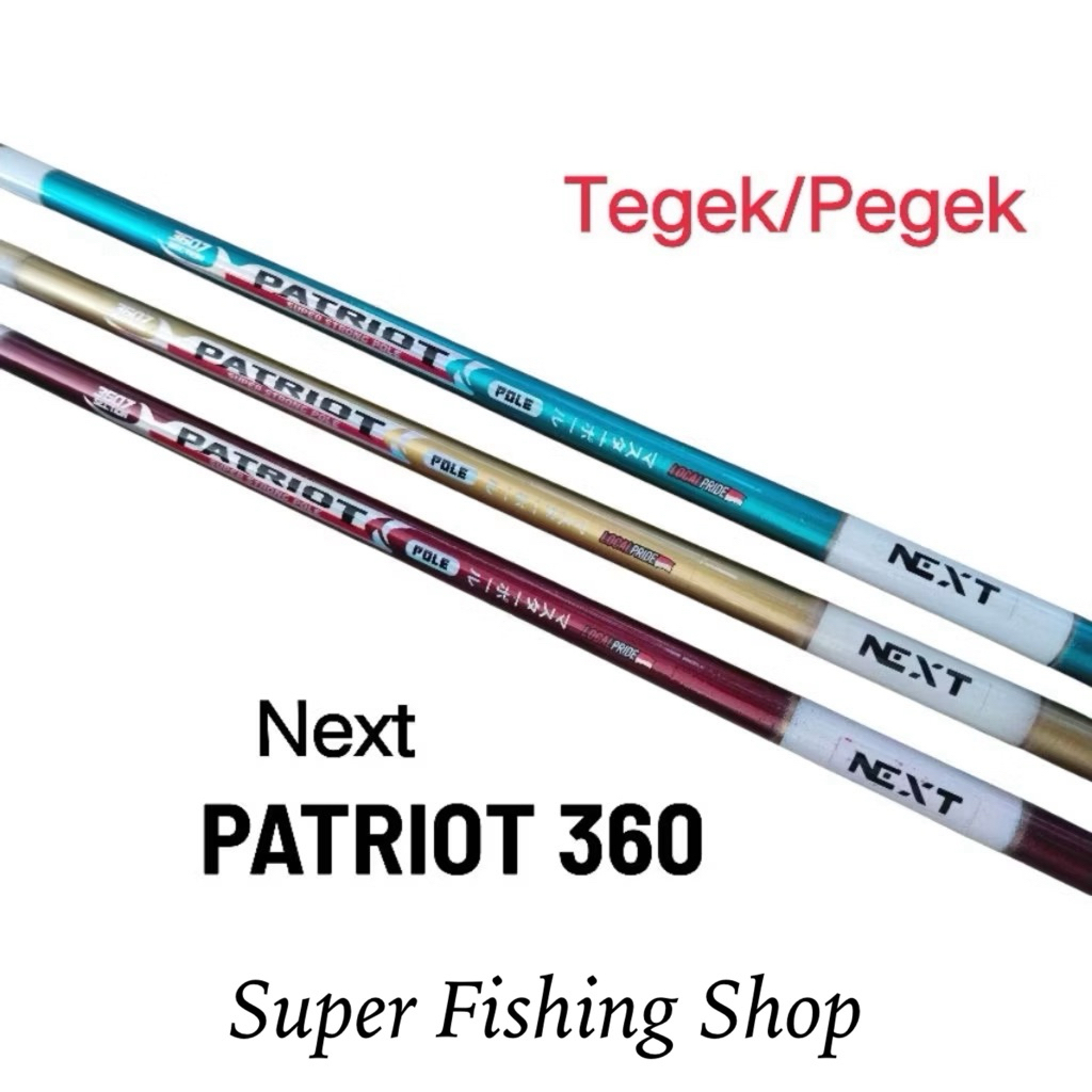 Joran Tegek Next Patriot 360 Bahan Graphite