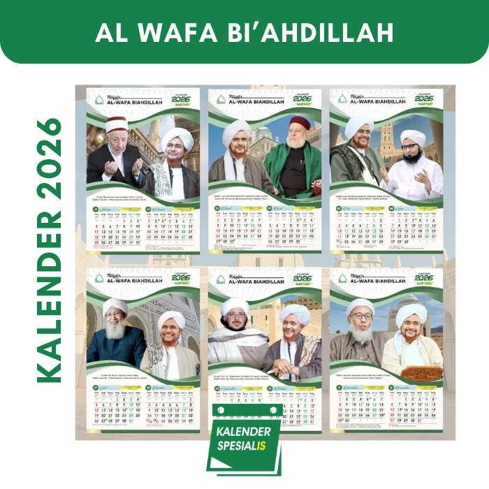 

PROMO KALENDER AL WAFA TERBARU - KALENDER HABAIB TERLARIS