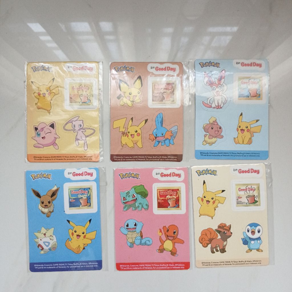 Sticker Pokemon Good Day Original