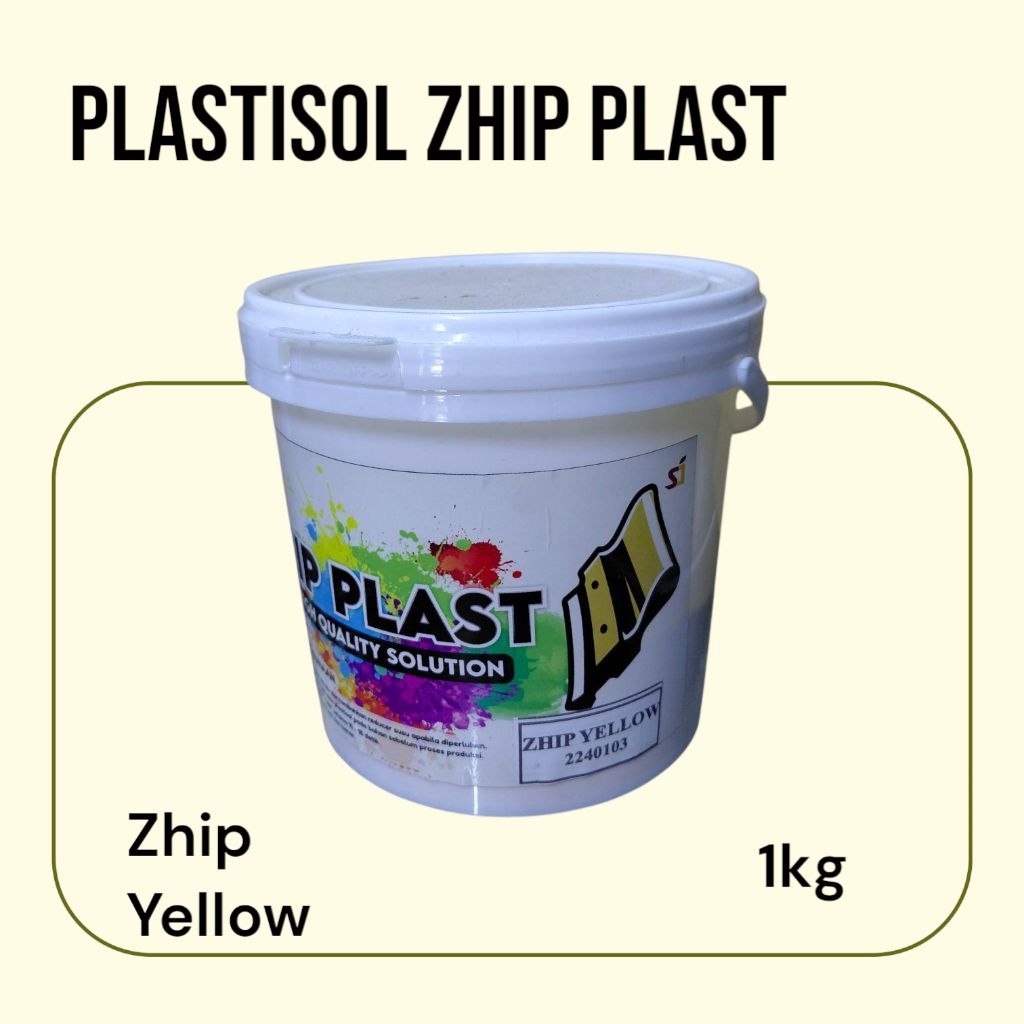 

Plastisol Zhipplast Yellow Sablon Kaos
