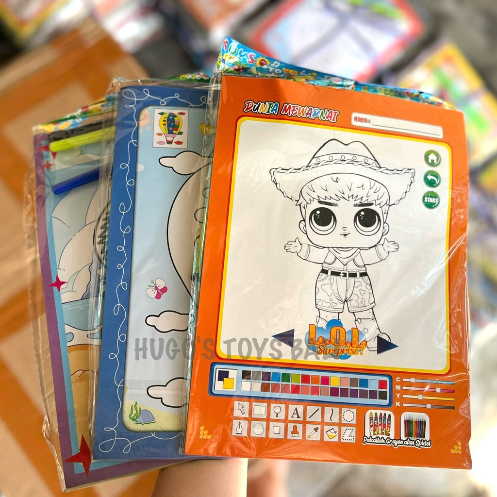 

Mewarnai 3 Spidol jumbo | Kertas Mewarnai Gratis 3 Spidol Warna | Pensil Warna Coloring Set