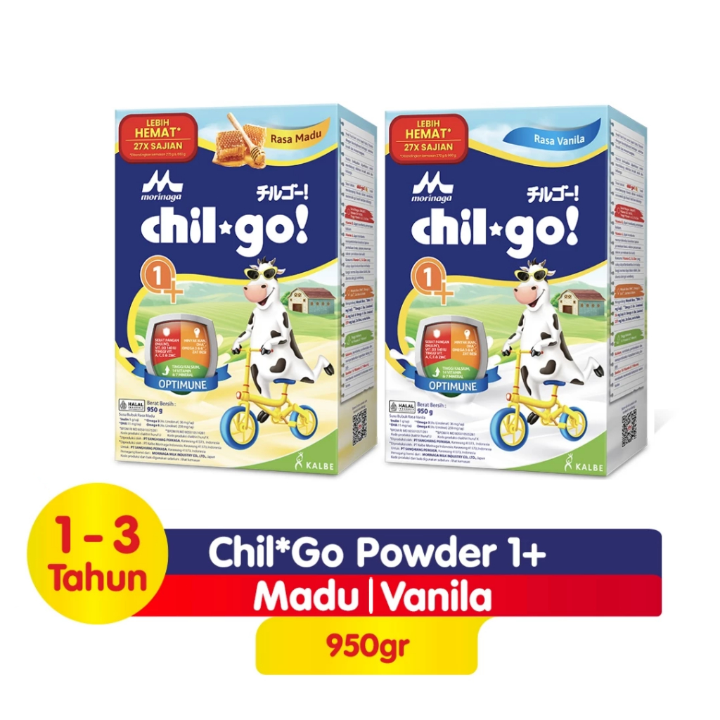 Chil Go Powder 1+ Kemasan 950 g - Susu Bubuk Anak [Tembalang]