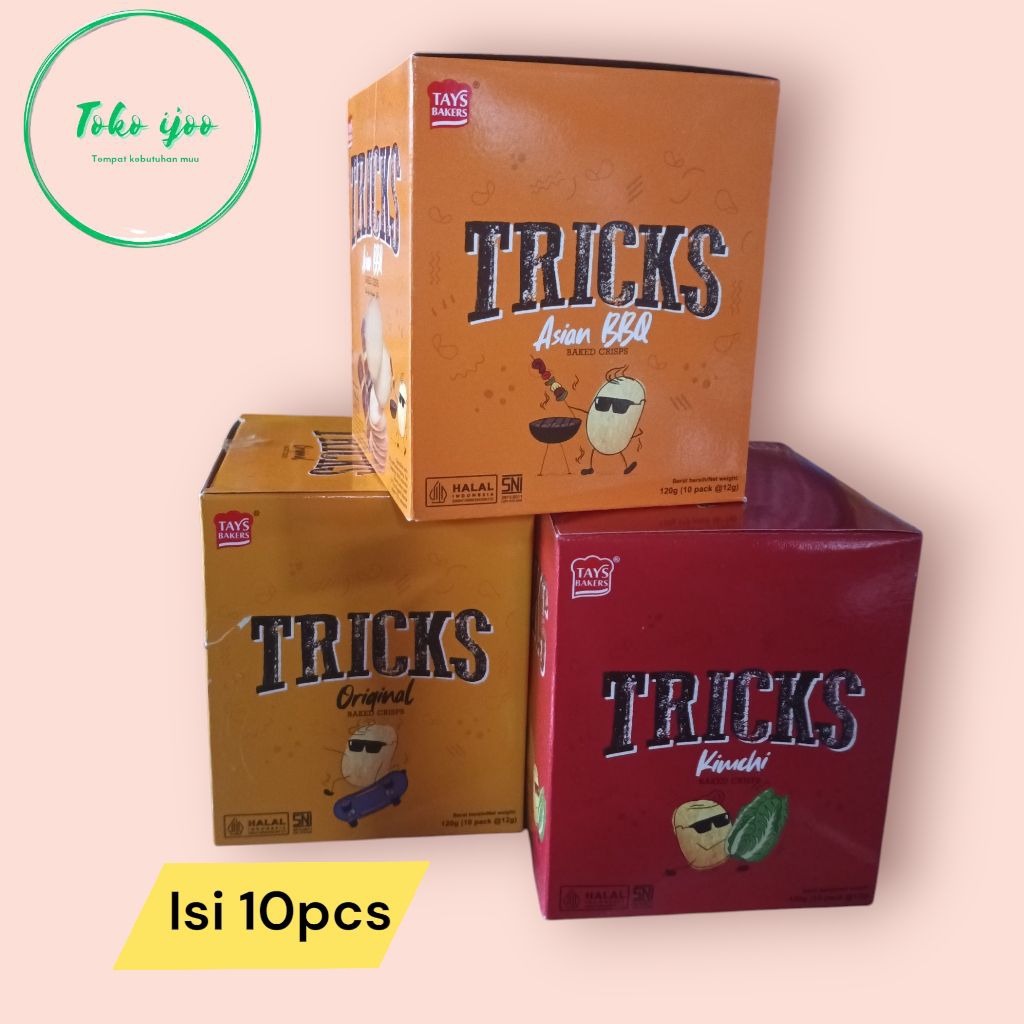 

TRICKS snack potato isi 10pcs