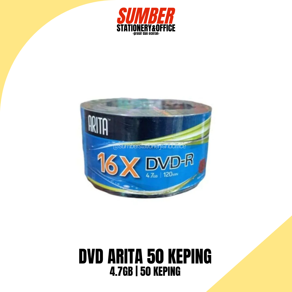DVD-R Kosong ARITA 50 PCS - DVD Blank