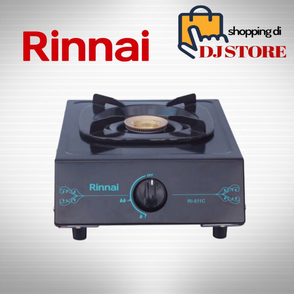 RINNAI kompor gas 1 tungku RI 511 C, kompor rinai 1 mata 511c