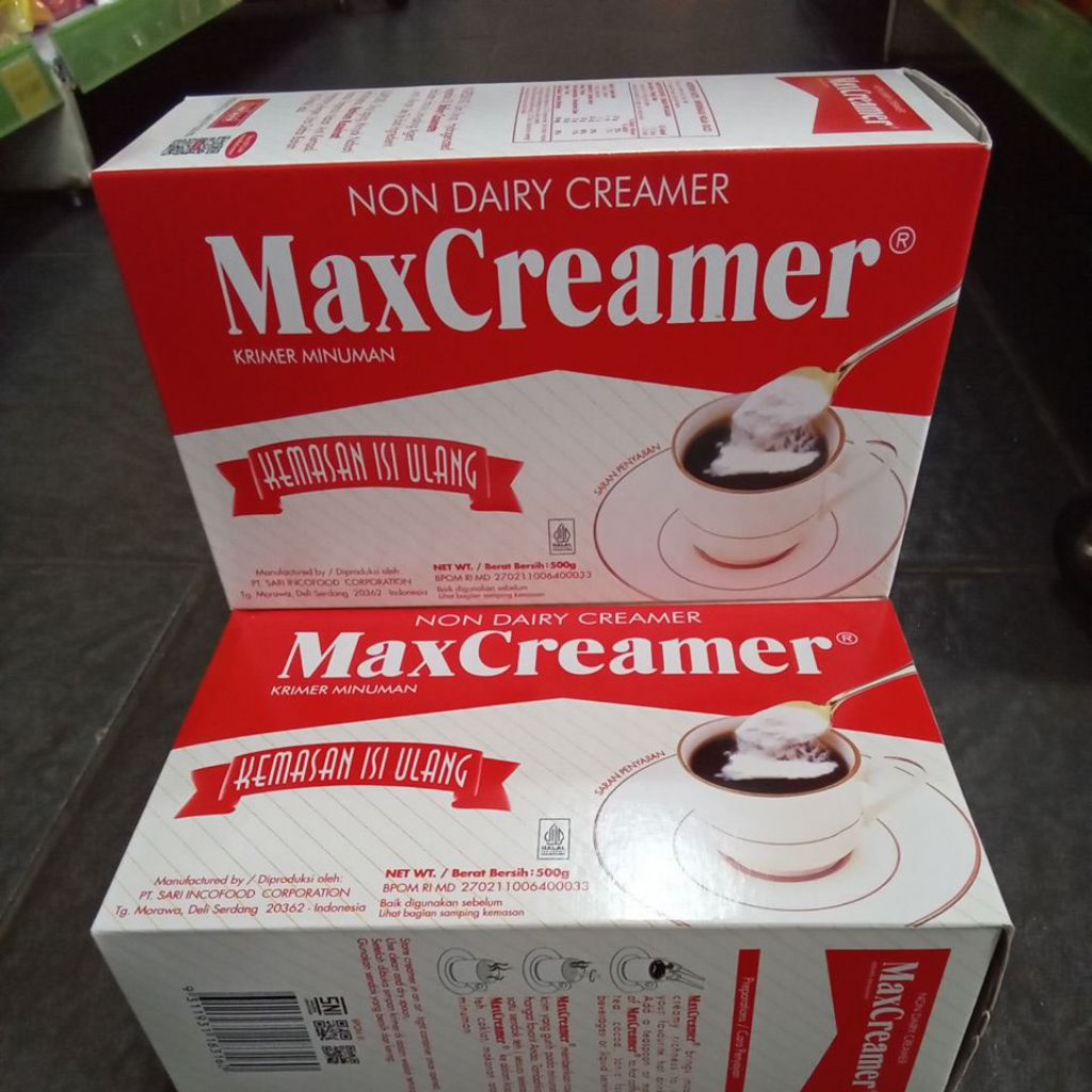 

MaxCreamer Krim minuman Non Dairy 500gr