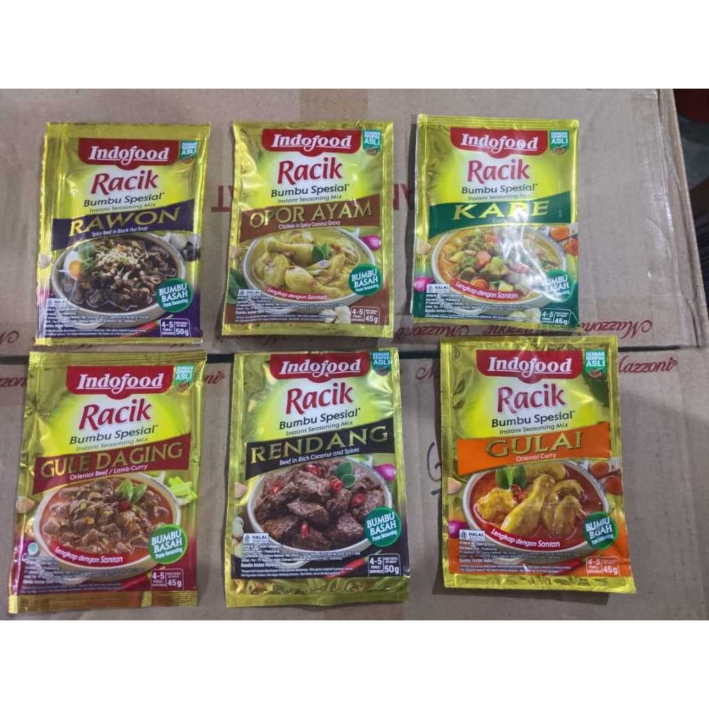 

RACIK BASAH INSTAN 45 G / BUMBU MASAK RACIK