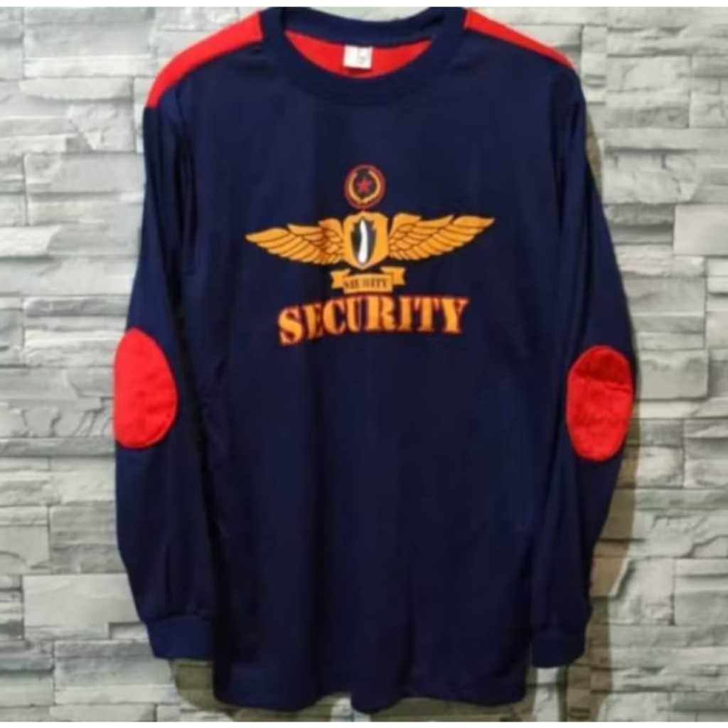 Kaos Satpam Lengan Panjang Model Terbaru Wing Satpam Wings Security Baju Seragam Satpam Security Kea