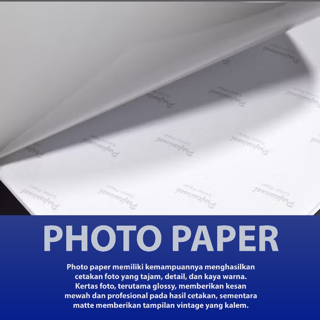 

Printing Kertas Photo Paper A3+ 260gr | Glossy Premium – Cetak Foto, Poster, Portofolio