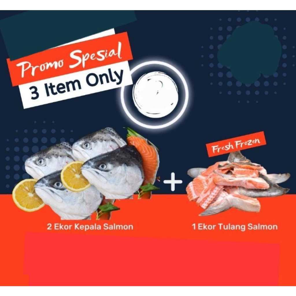 

PROMO Kepala Salmon Buy 2 GET 1 FREE Tulang Salmon