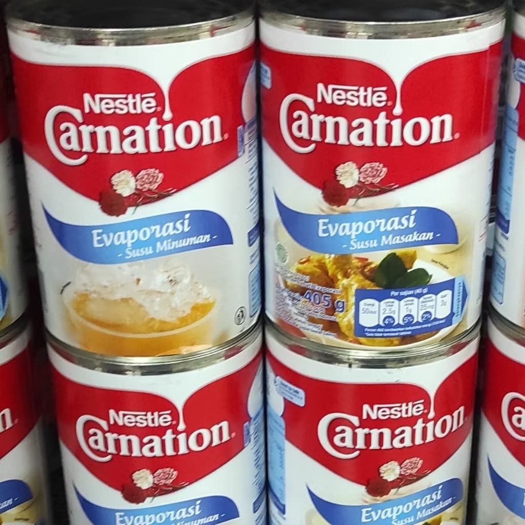 

Nestle Carnation Susu Evaporasi masakan / minuman kaleng 405gr fn