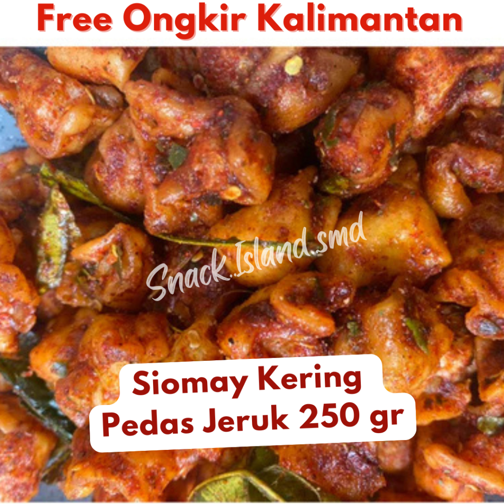 

[KALIMANTAN} Siomay Somay Somai Kering Pedas Daun Jeruk