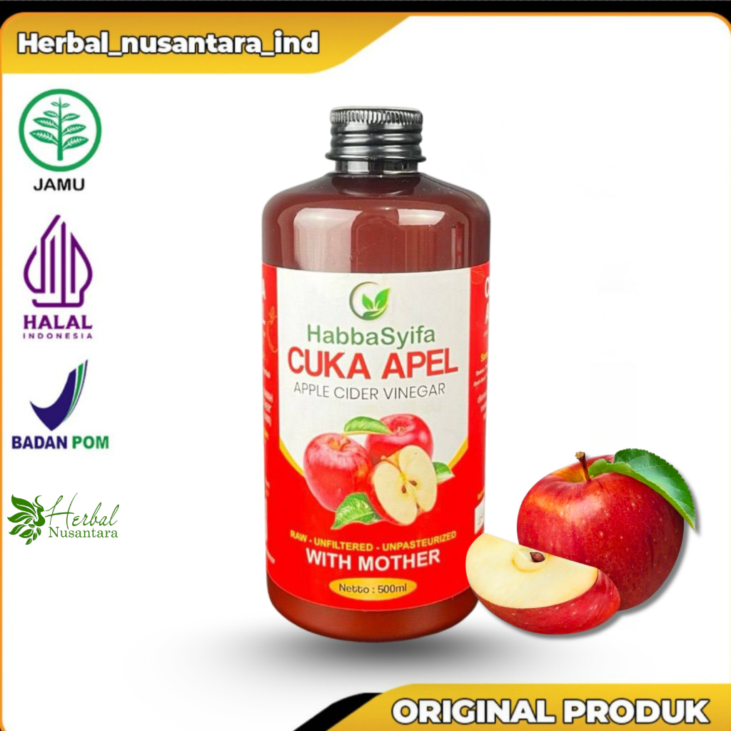 

CUKA APEL HABBASYIFA 500ML - DETOX ALAMI & PENDUKUNG DIET SEHAT