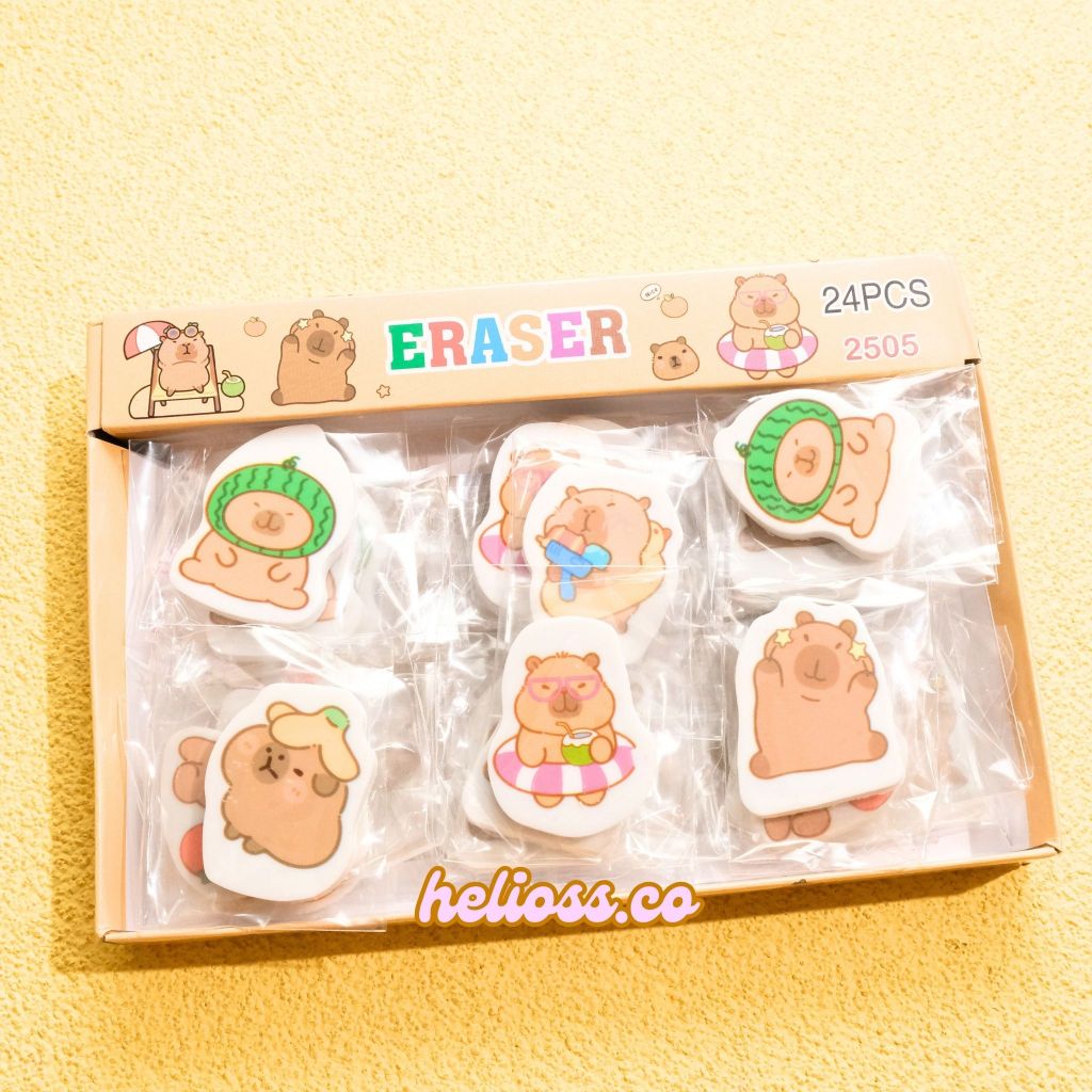 

PENGHAPUS CAPYBARA SATUAN PENGHAPUS PENSIL ERASER PENGHAPUS GEPENG CAPYBARA KAPIBARAN MURAH HELIOSS.CO