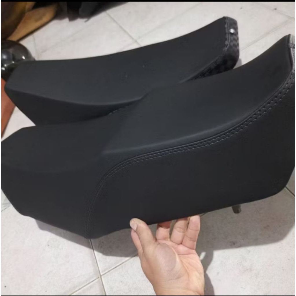 Cover sarung Kulit Jok Motor Rx king Motif Catur Original Terbaru Mbatech