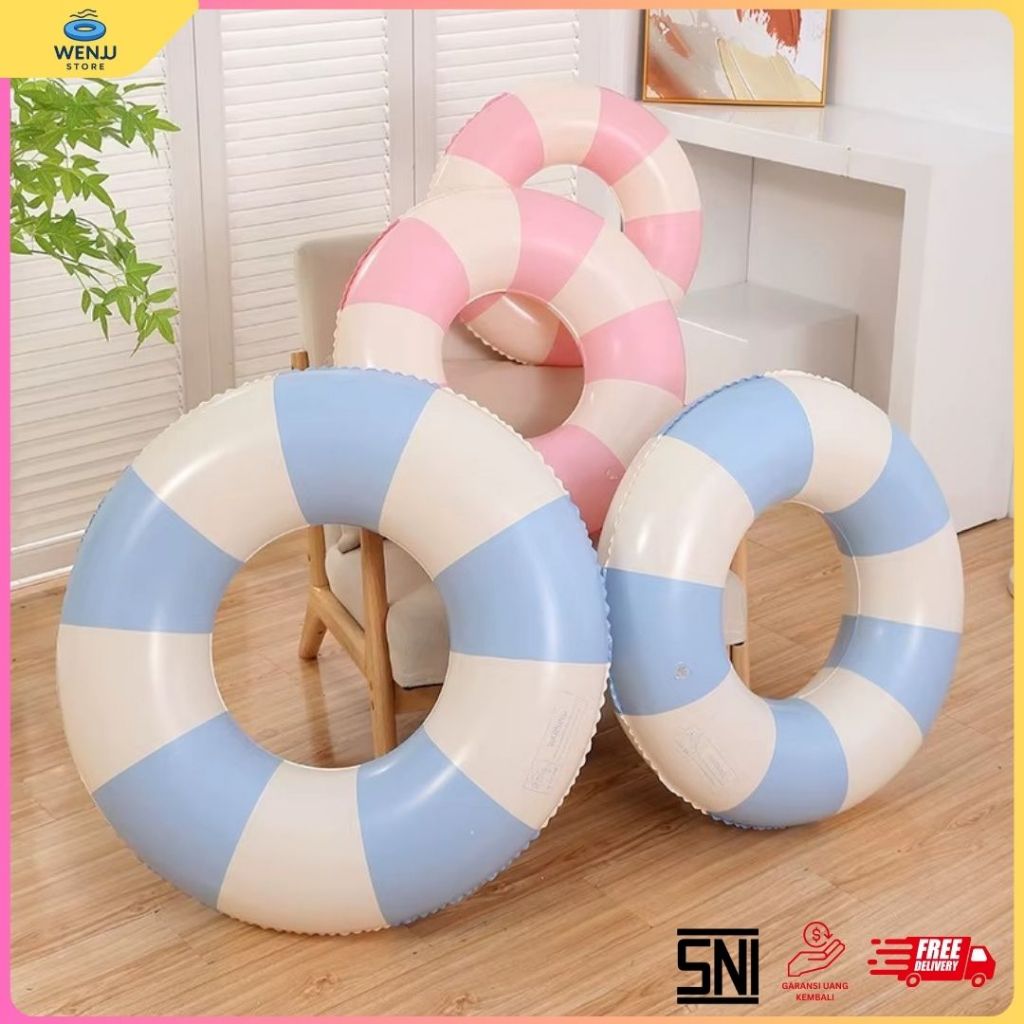 Pelampung Renang Anak Bulat Karakter Ban Berenang Pantai Swim Trainer