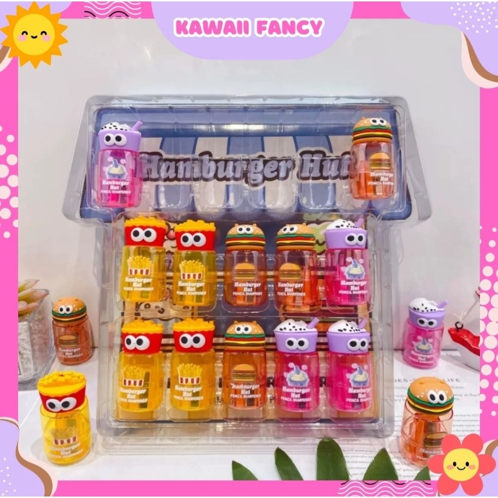 

KAWAII - RAUTAN/SERUTAN PENSIL FAST FOOD