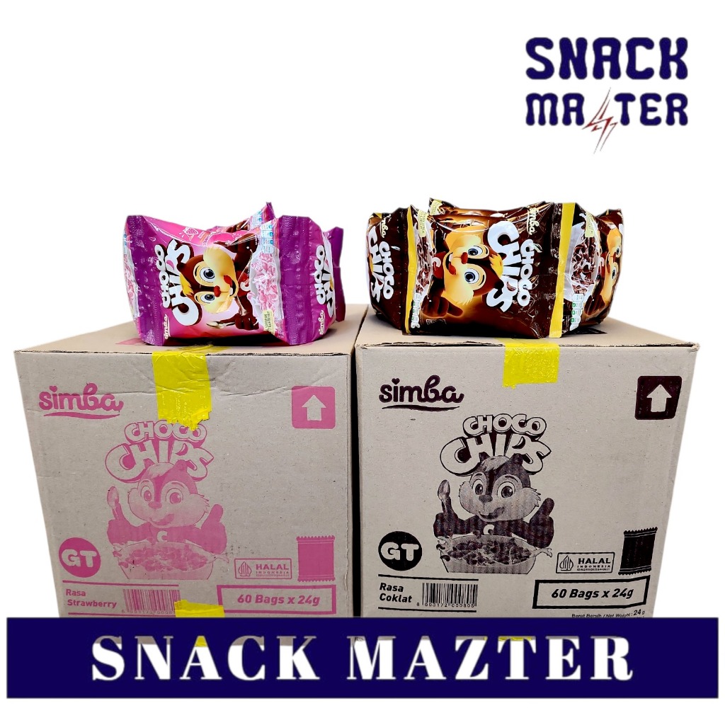 

Simba Choco Chips KARTON - ISI 6 Renceng (Netto10 Bks x 24 gr)