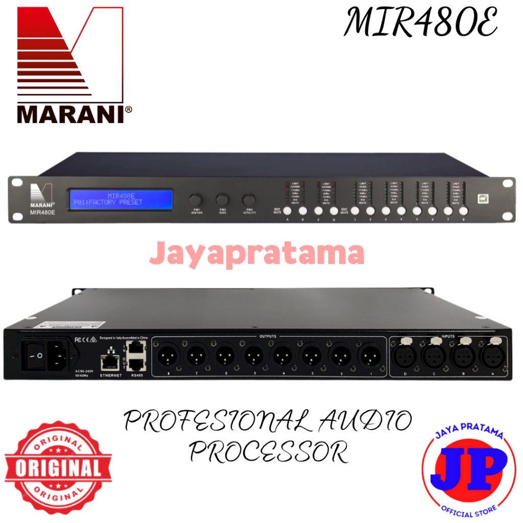 Marani MIR480E Audio Processor Speaker Management Original MIR-480E DLMS Lan
