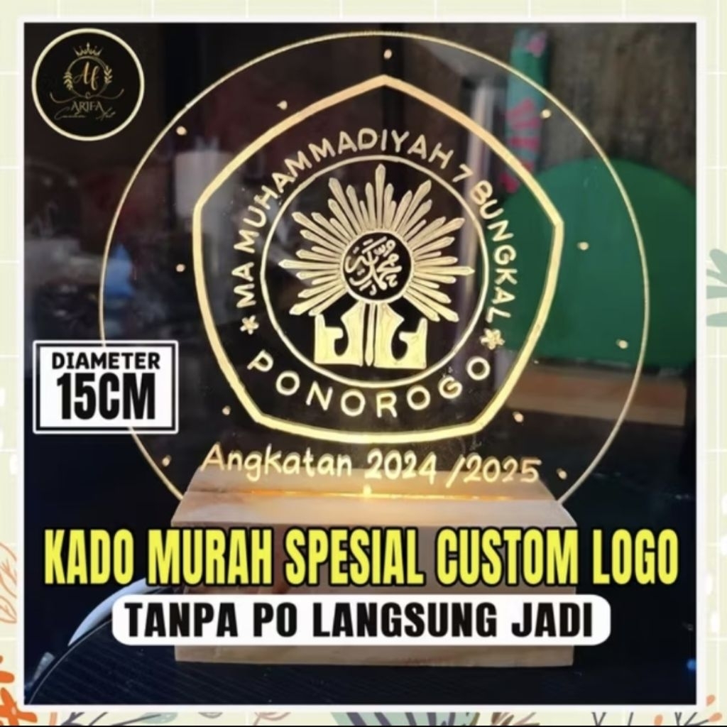 Souvenir Akrilik Costum Logo Souvenir kenang kenangan Akrilik Costum Akrilik Pajangan Costum Logo  K