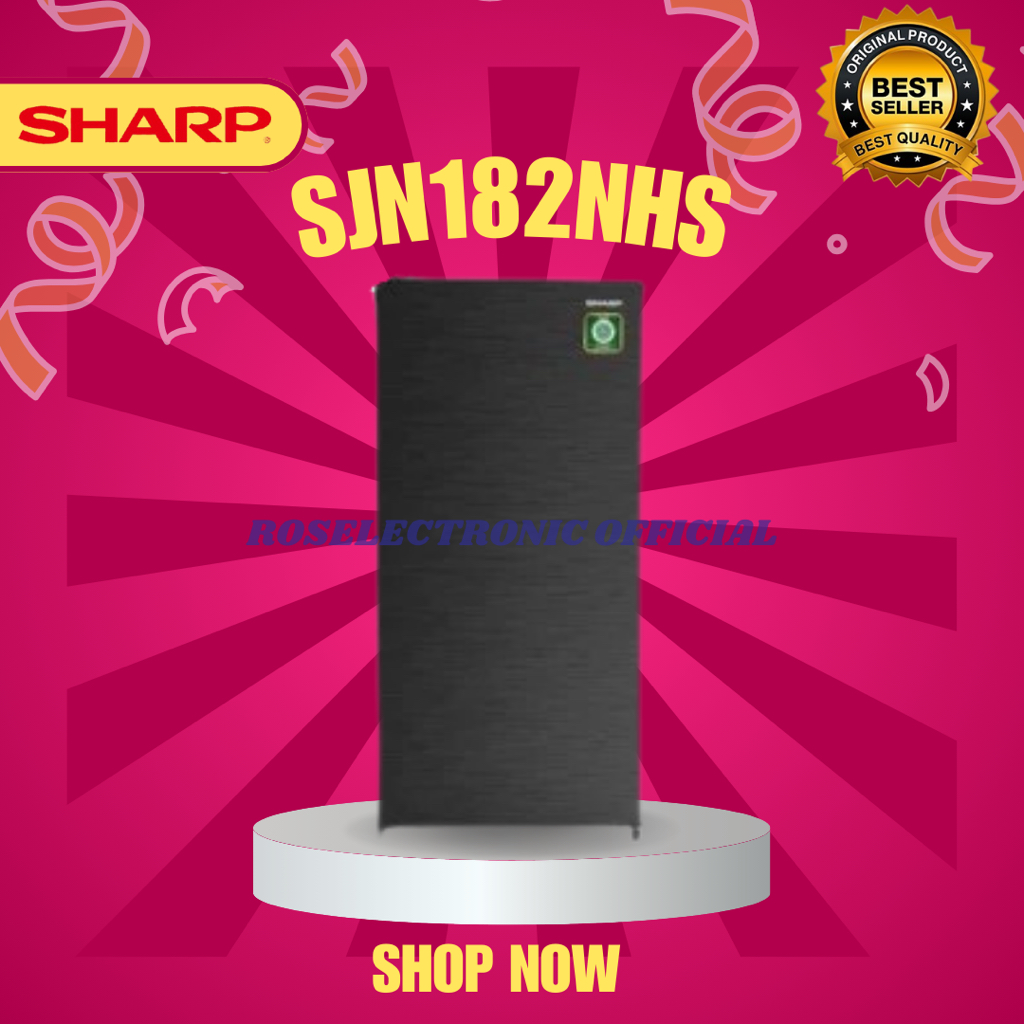 KULKAS SHARP 1 PINTU SJN 182NHS BERGARANSI/SJN182NHS/SJN-182-NHS/SJN 182 NHS/SHARP KULKAS 1PINTU ORI