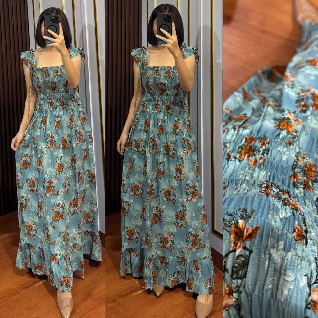 SUMMER DRESS LONGDRESS PANTAI BAJU PANTAI WANITA KEKINIAN