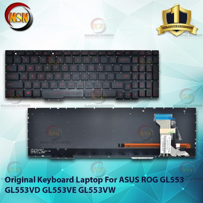 Keyboard Asus ROG Strix GL553 GL553V GL553VD GL553VE Original